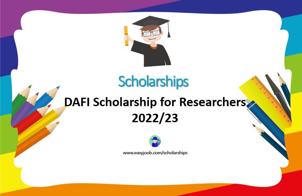 DAFI Scholarship for Researchers 2022/23
