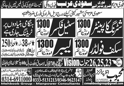 Construction Company Jobs in Saudi Arabia 2026