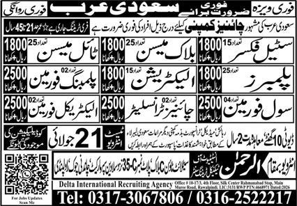 China Company Jobs in Riyadh ksa 2026