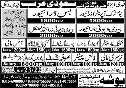 Driving Jobs in Riyadh Saudi Arabia 2026