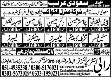 Electrician Jobs in Riyadh Saudi Arabia 2026