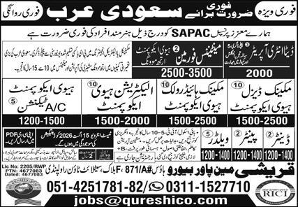 Sapac Company Jobs in Saudi Arabia 2026