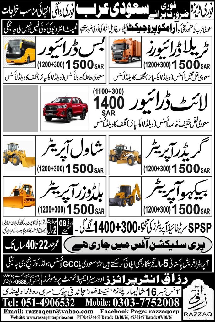 Aramco project Job Vacancies in Riyadh ksa 2026