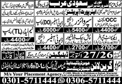 Airport Jobs in Saudi Arabia 2026
