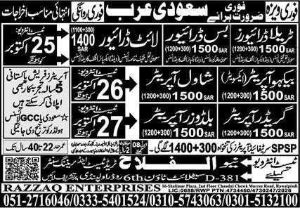 LTV Driver Jobs in Riyadh Saudi Arabia 2026 - Apply Online